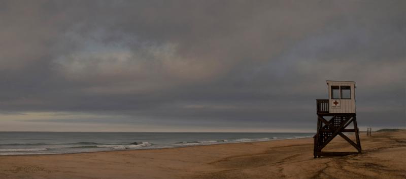 The Station, oil on panel, 11.5 x 26 inches, $Please Inquire 