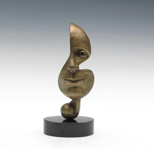 Music, bronze, 8 x 4 x 4 inches   SOLD 