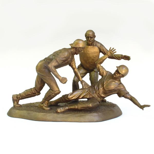 Safe at Home, faux bronze resin , 18 x 12 x 6 inches, $600 