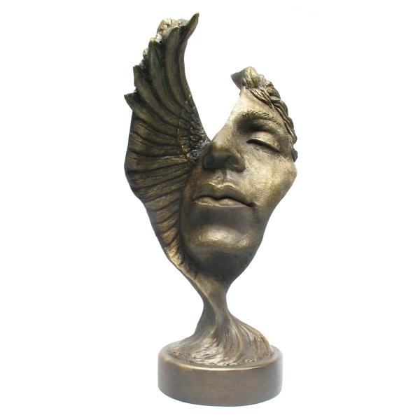Wings, faux bronze resin , 11 x 8 x 8 inches, $450 