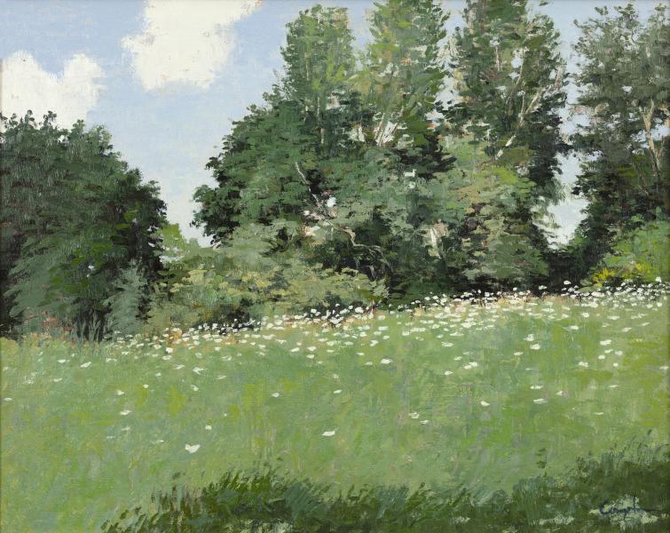 The Meadow, oil on canvas, 16 x 20 inches, $2,200 