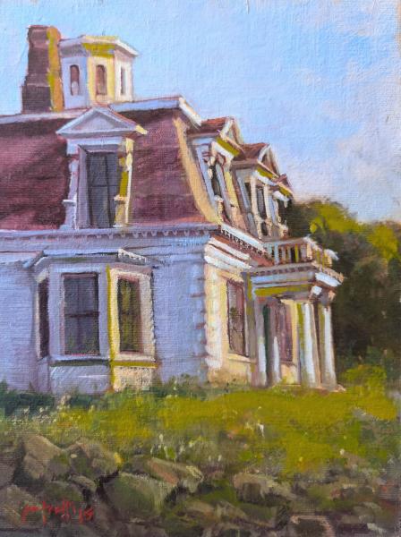 Faded Glory, The Penniman House, oil on panel, 12 x 9 inches, $1,500