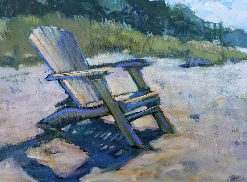 That Chair, oil on canvas panel, 9 x 12 inches   SOLD 