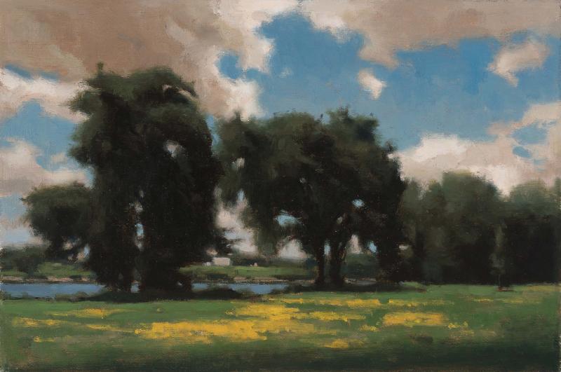 Mid Summer, oil on linen, 8.5 x 12.5 inches, $Please Inquire 