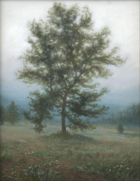 Berkshire Tree, oil on linen panel, 14 x 11 inches, $3,000 
