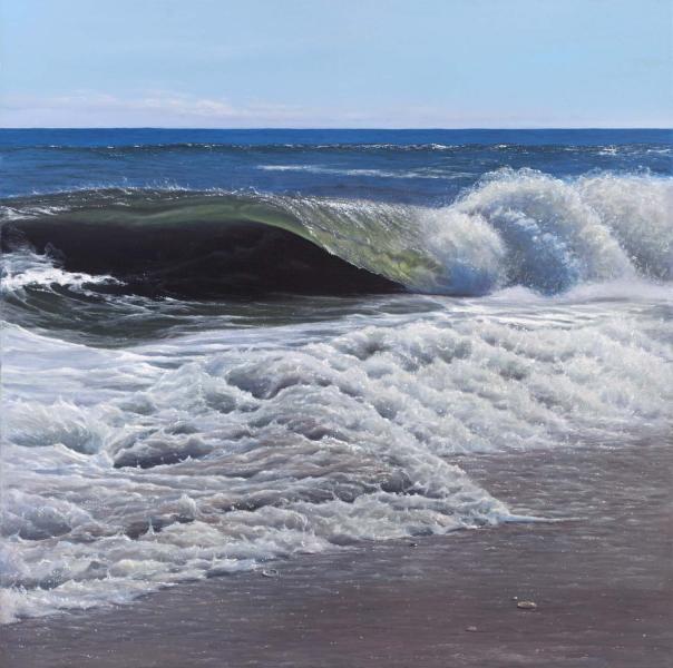 Atlantic Thunder, oil on linen, 36 x 36 inches   SOLD 