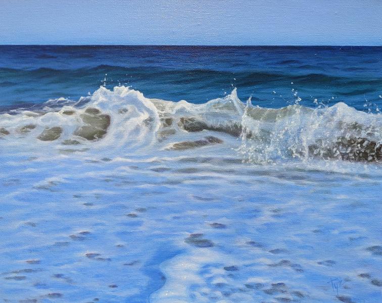 Bit of Blue, oil on linen, 11 x 14 inches, $1,200 