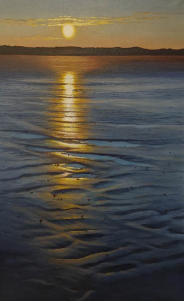 Low Tide, oil on linen, 48 x 30 inches   SOLD 