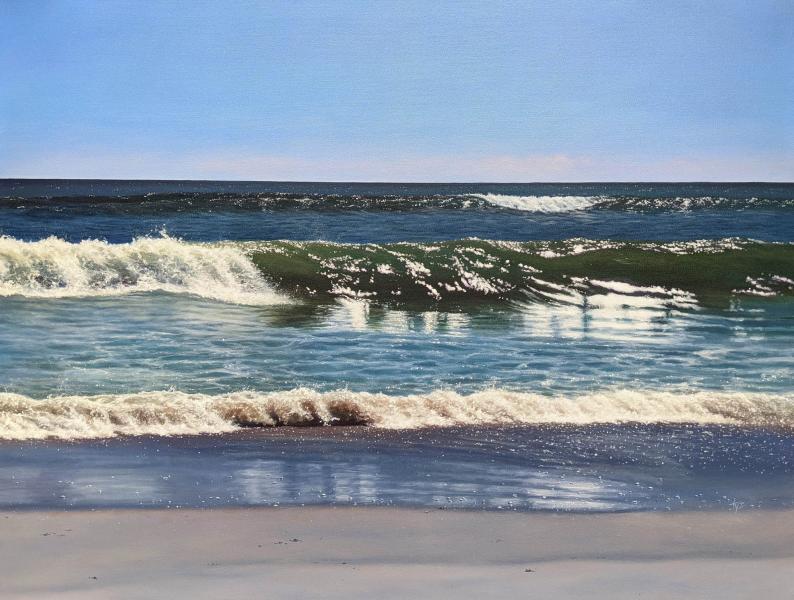 Shining Sea, oil on linen, 30 x 40 inches   SOLD 
