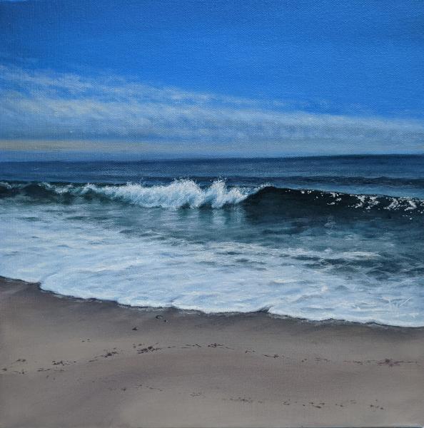 Shore's Edge, oil on linen, 12 x 12 inches   SOLD 