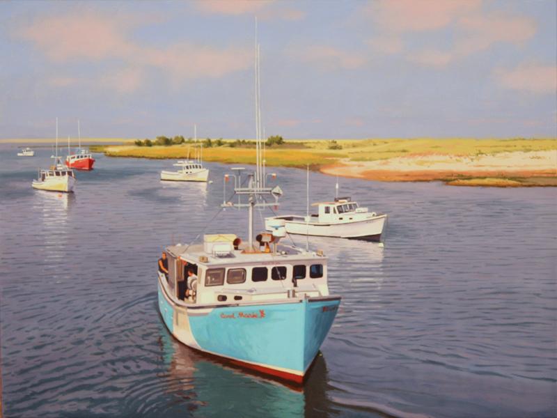 Catch of the Day, Chatham, oil on canvas, 18 x 24 inches, $4,000 