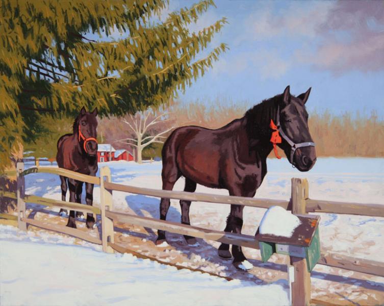 December, oil on canvas, 16 x 20 inches, $3,000 