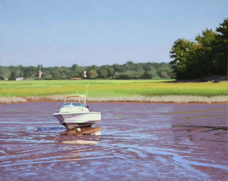 Low Tide Reflections, oil on canvas, 16 x 20 inches, $3,000 