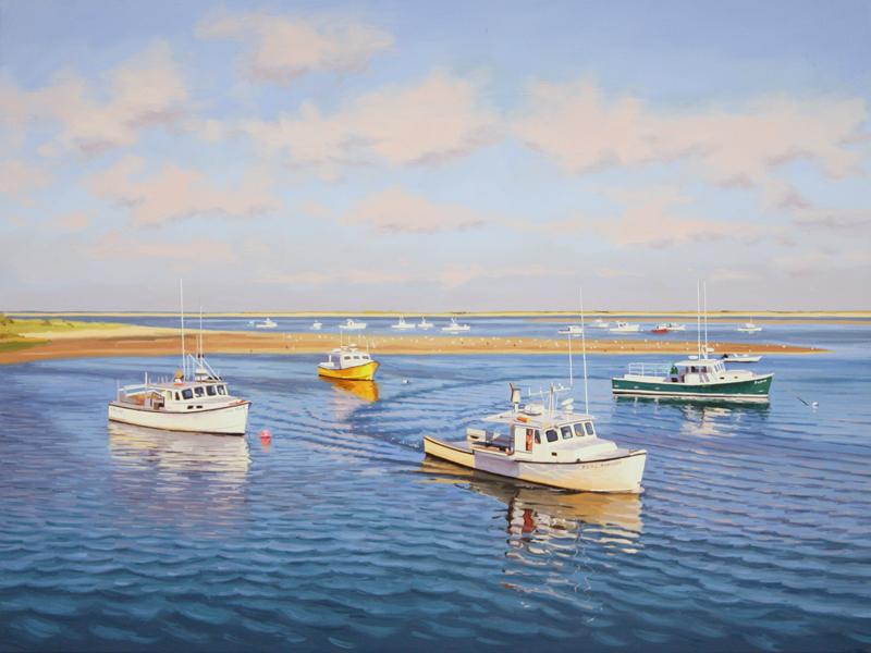 Returning to Chatham, oil on canvas, 18 x 24 inches, $4,000 