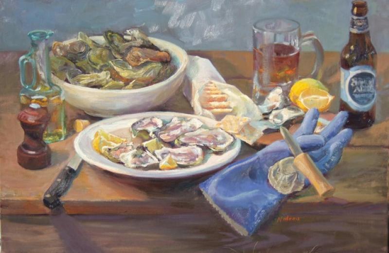 Salty Symphony, oil on linen, 20 x 30 inches, $5,000 