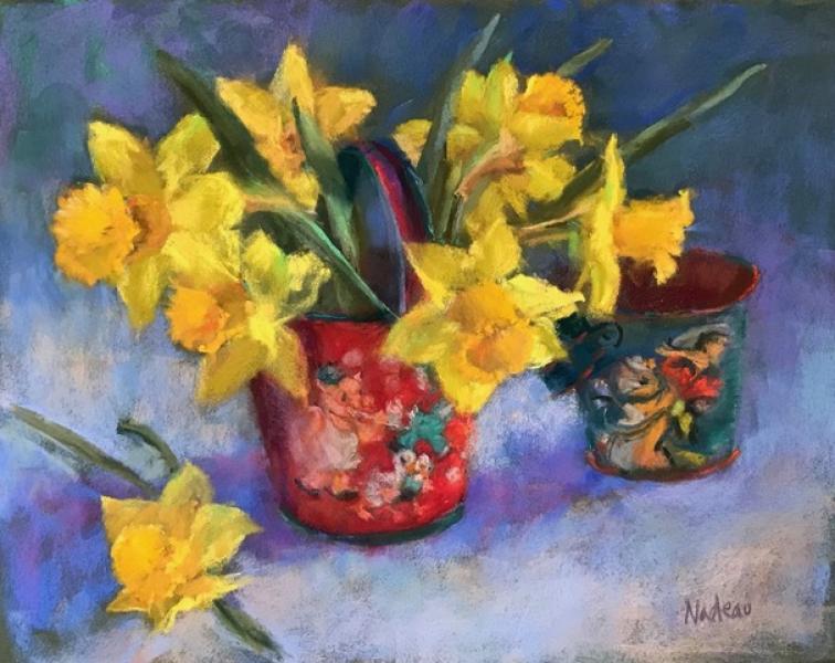 Spring Sign, pastel, 11 x 24 inches, $1,100 