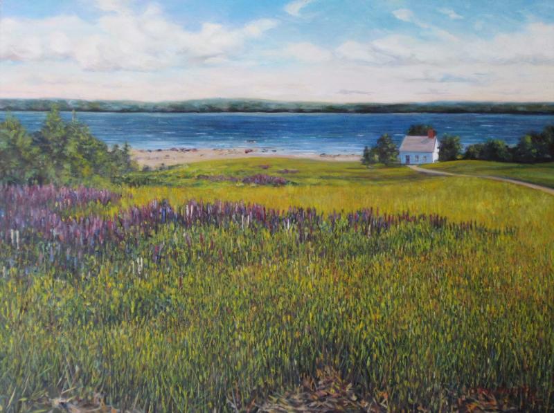 Purple Loosestrife, oil on panel, 9 x 12 inches   SOLD 