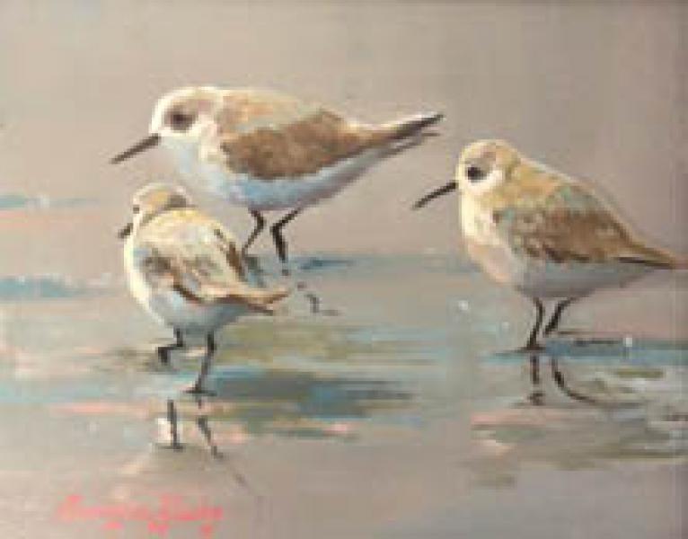 Beach Bums, oil on canvas, 8 x 10 inches   SOLD 
