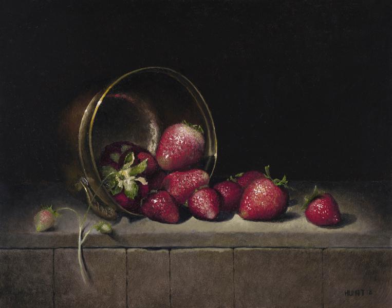 Strawberry Season, oil on panel, 10.25 x 13.25 inches   SOLD 