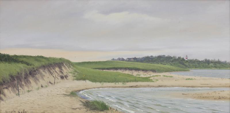 Quidnet Morning, oil on canvas, 10 x 20 inches, $5,000 