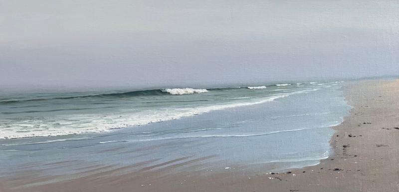 Rolling Surf, oil on canvas, 10 x 20 inches, $5,000 