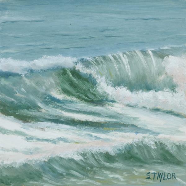 Wave Dance, oil on panel, 8 x 8 inches   SOLD 