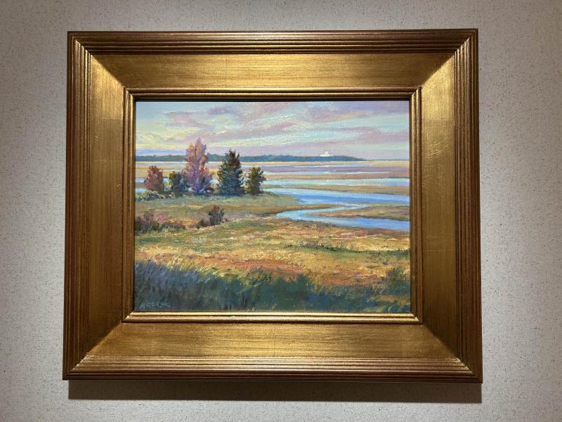Fort Hill Overlook, Eastham, oil on panel, 11 x 14 inches , $2,000