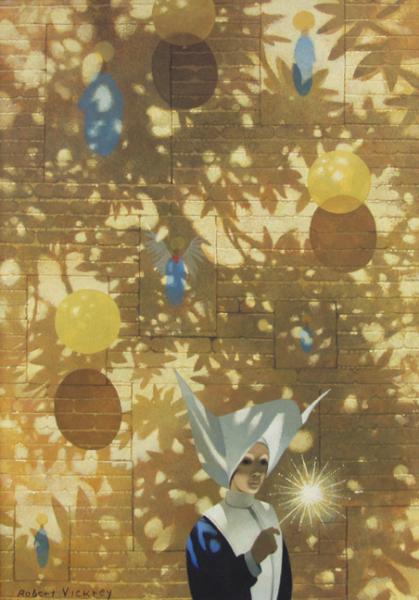 Sister Donna's Sparkler, egg tempera, 21 x 15 inches, $Please Inquire 