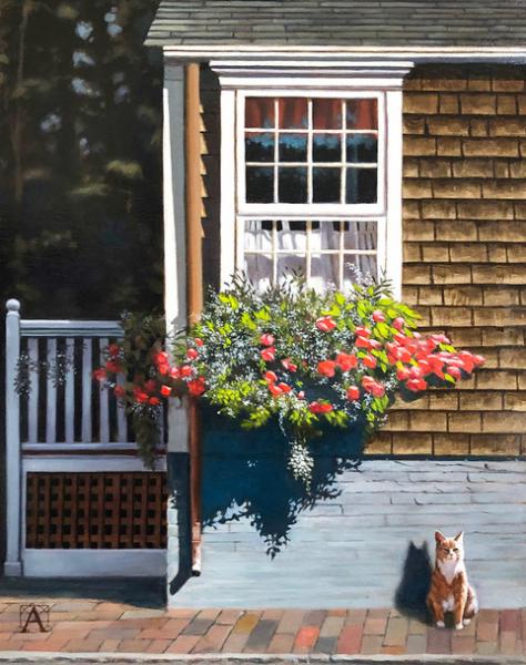 Nantucket Ginger, oil on panel, 14 x 11 inches   SOLD 