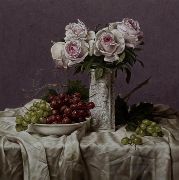 A Peaceful Afternoon, oil on panel, 20 x 20 inches, $7,000 