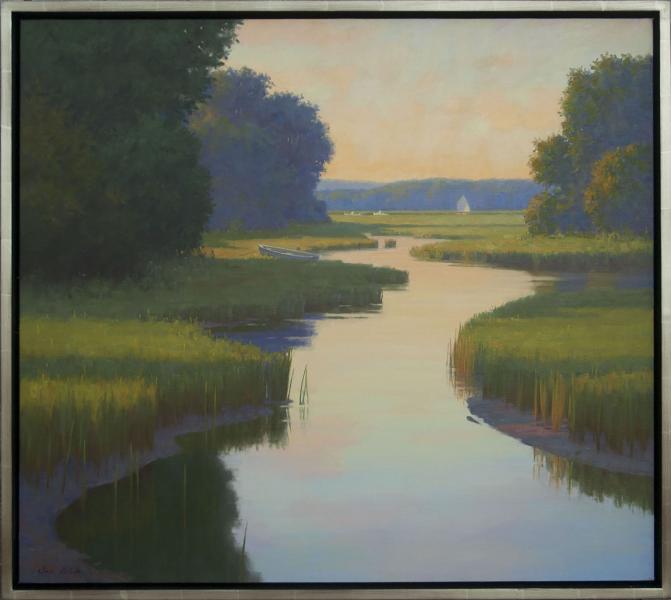 Across the Marsh, oil on linen, 32 x 36 inches   SOLD 