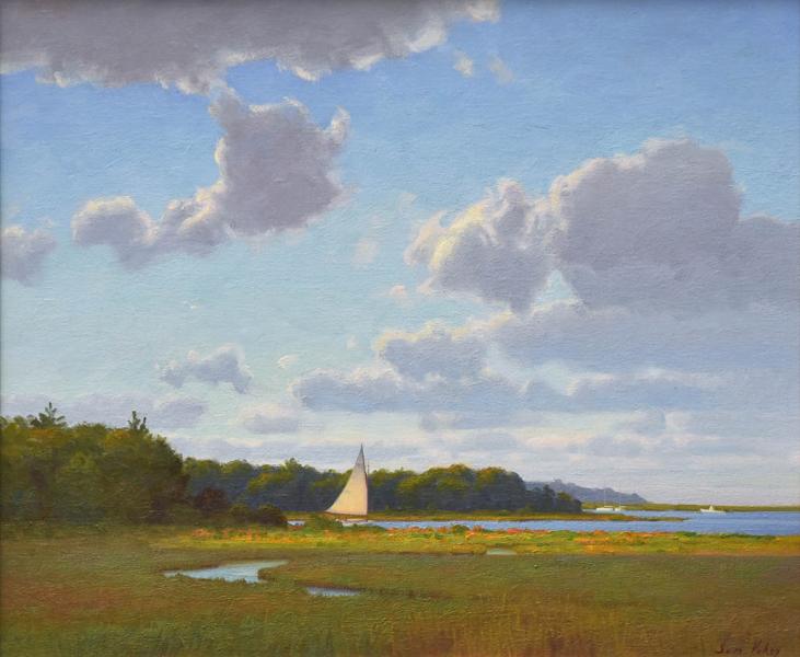 Summer Breeze, oil on linen, 16 x 20 inches, $4,950 