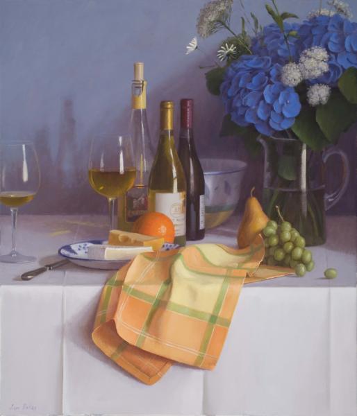 Summer Wines, oil on linen, 28 x 24 inches   SOLD 