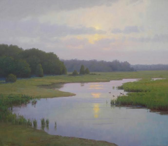 Sundown, oil on linen, 28 x 32 inches   SOLD 