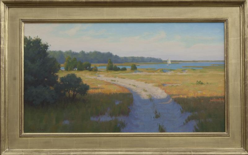 That Cape Cod Feeling, oil on linen, 14 x 25 inches   SOLD 