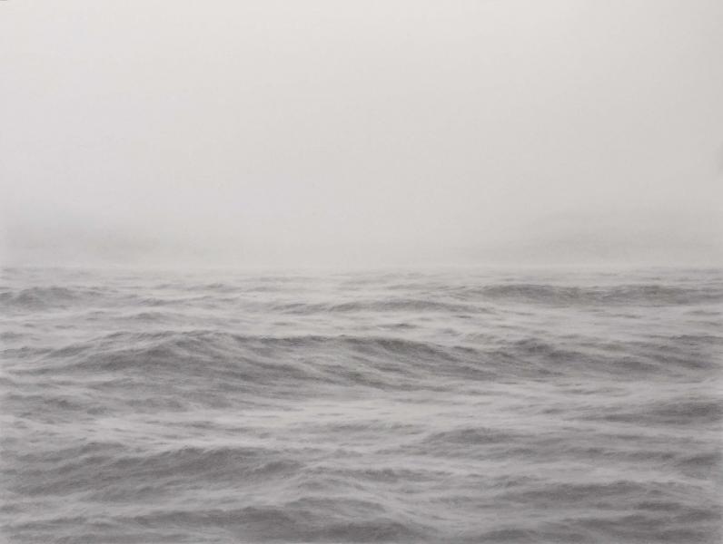 Open Ocean XXVII, graphite on paper, 27 x 18 inches   SOLD 