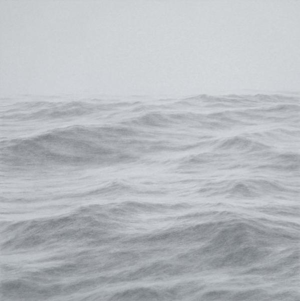 The High Seas, graphite on paper, 20 x 20 inxhes   SOLD 