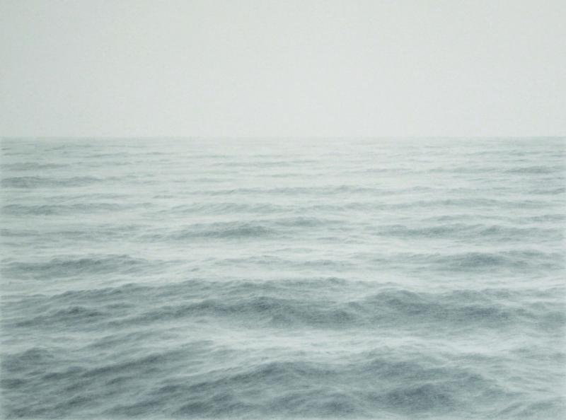 Open Ocean XXI, graphite on paper, 20 x 28 inches   SOLD 