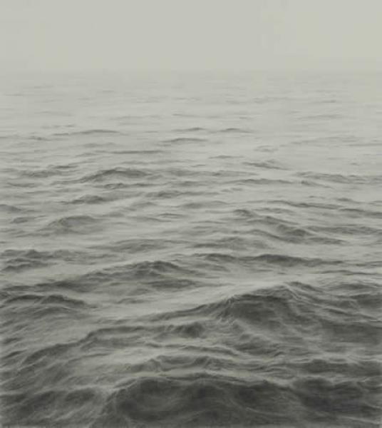 Open Ocean V, graphite on paper, 16 x 16 inches   SOLD 