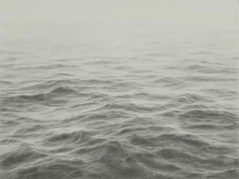 Open Ocean VI, graphite on paper, 16 x 16 inches   SOLD 