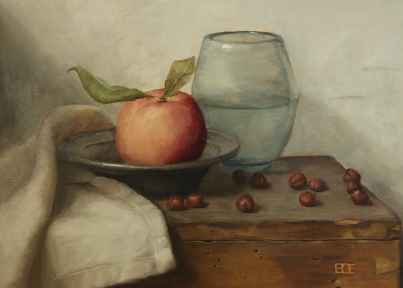 It's A Peach, oil on panel, 9 x 12 inches, $1,175 