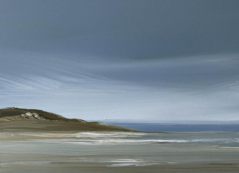 Dances, First Encounter, Eastham, oil on copper, 5 x 7 inches, $625 