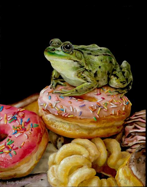 Better Than Flies, oil on panel, 10 x 8 inches, $1,250 