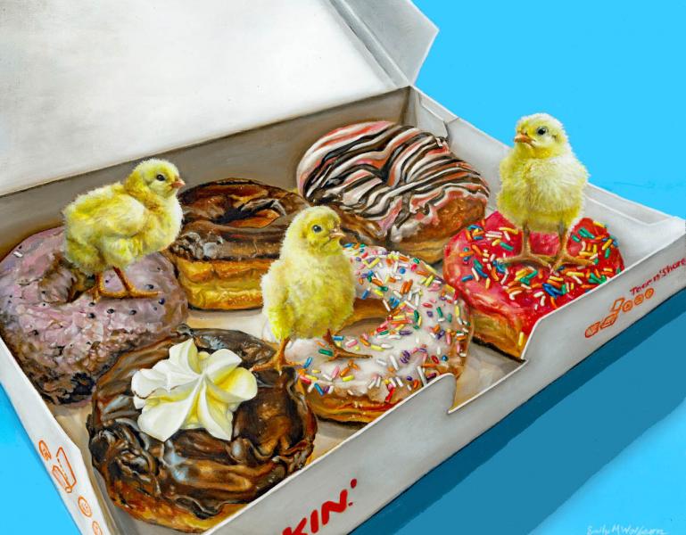 Stake Your Claim, oil on panel, 11.5 x 14.5 inches, $1,600 