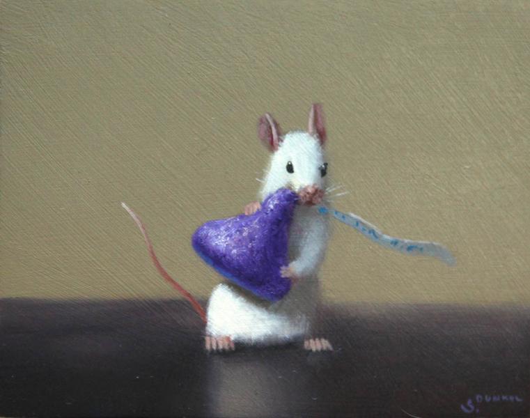 Abscond, oil on panel, 4 x 5 inches   SOLD 