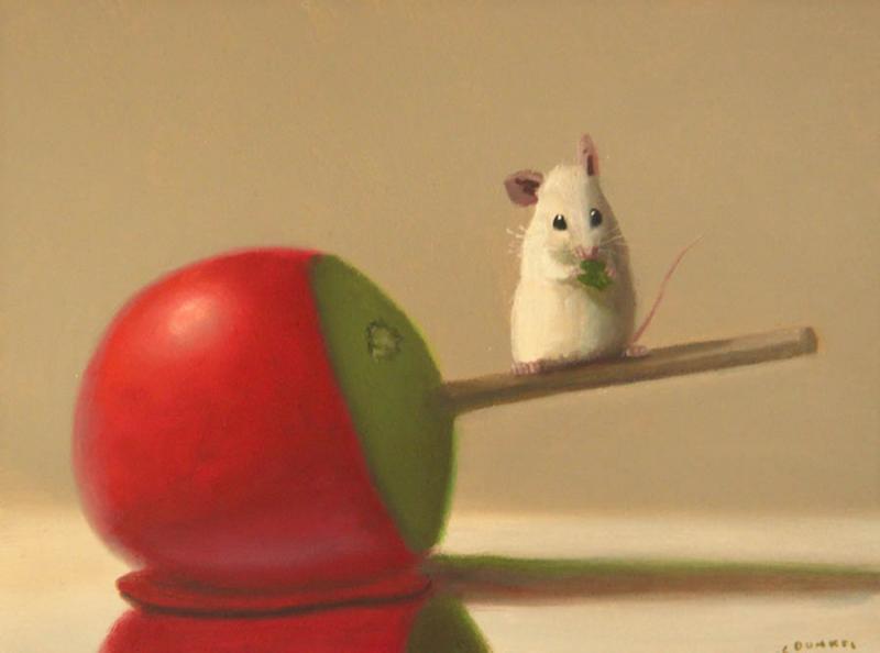 Best Apple, oil on panel, 6 x 8 inches, $1,000 