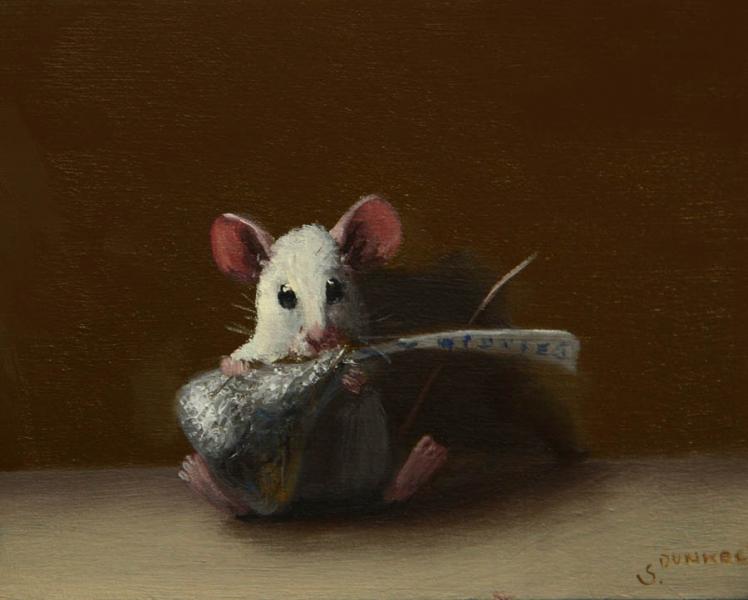 Favorite Kiss, oil on panel, 4 x 5 inches, $600 