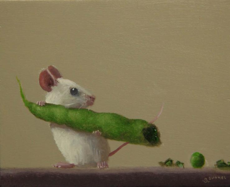 Great Escape, oil on panel, 4 x 5 inches, $700 