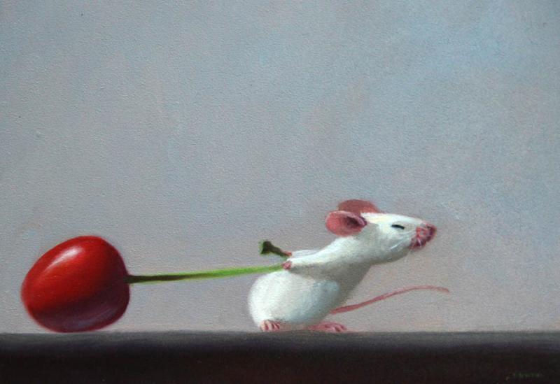 Struggle, oil on panel, 5 x 7 inches   SOLD 