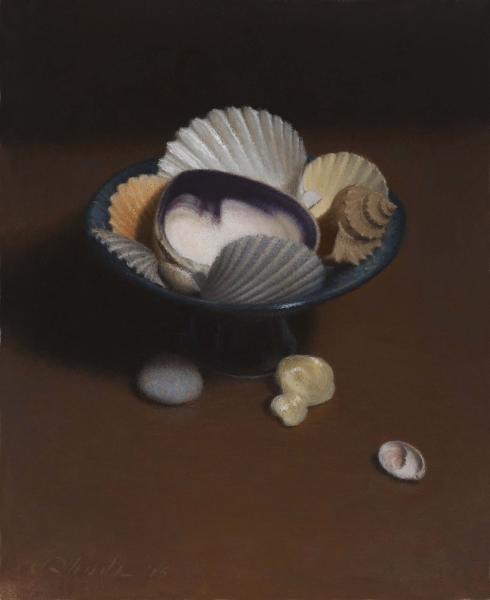 Shell Arrangement, oil on linen, 11 x 9 inches   SOLD 